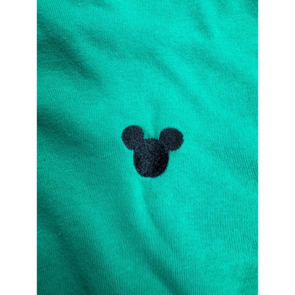 H&M Divided Disney‎ Mickey Mouse Green Sweatshirt Women's Size S - Picture 4 of 9
